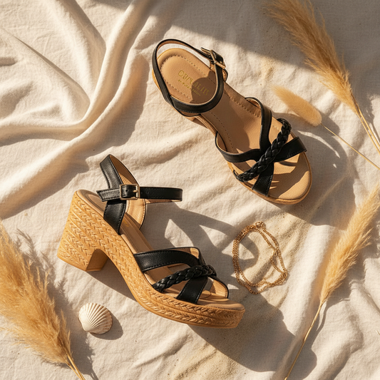 Sandalia Nácar - Flat lay producto