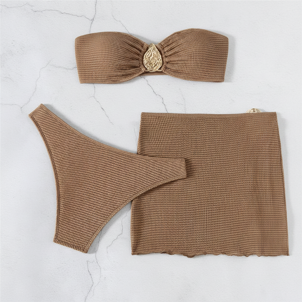 Producto - Tierra Duna Conjunto Waffle 3 Piezas