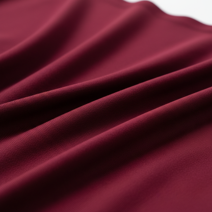 Conjunto deportivo manga larga vino tinto - detalle textura tela