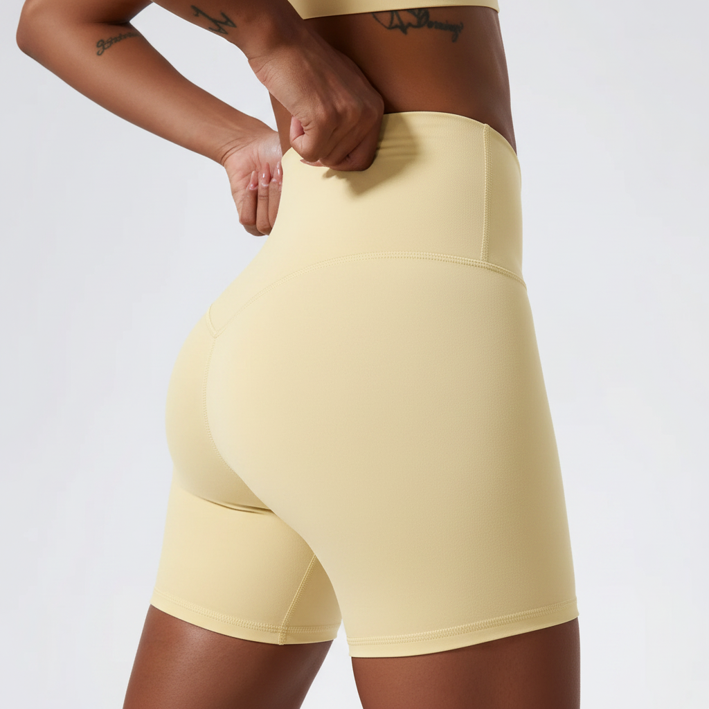 Shorts Amarillo - Trasera
