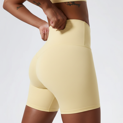 Shorts Amarillo - Trasera