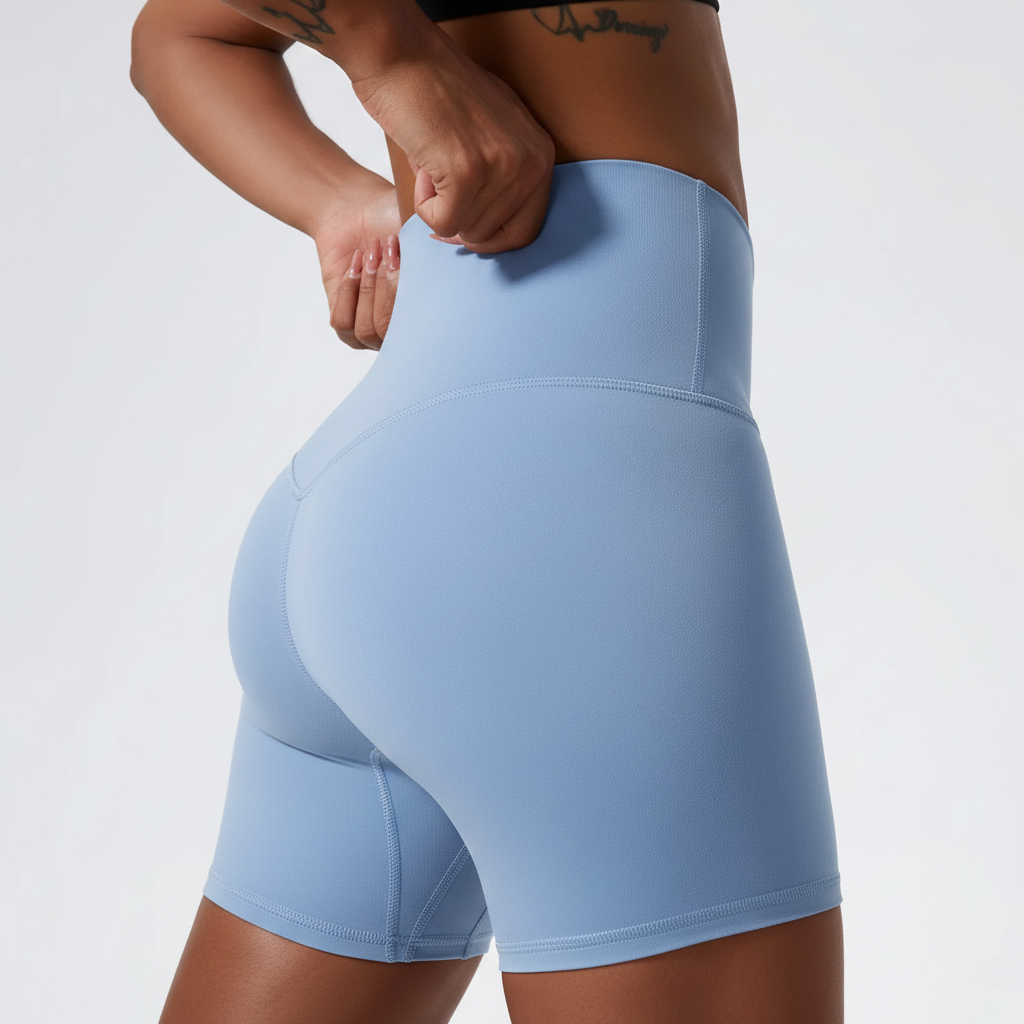 Shorts Azul - Trasera