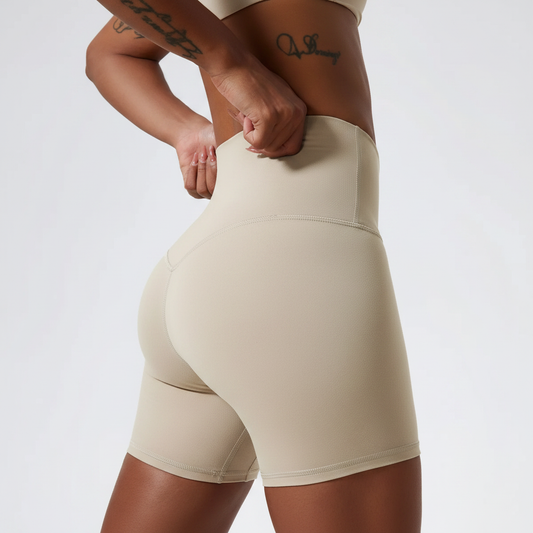 Shorts Caqui - Trasera