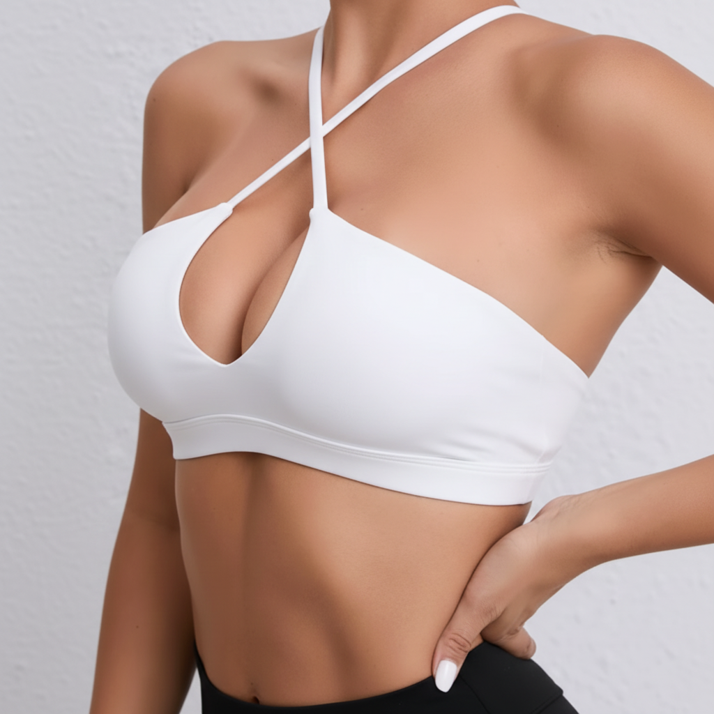 Top Blanco - Detalle lateral